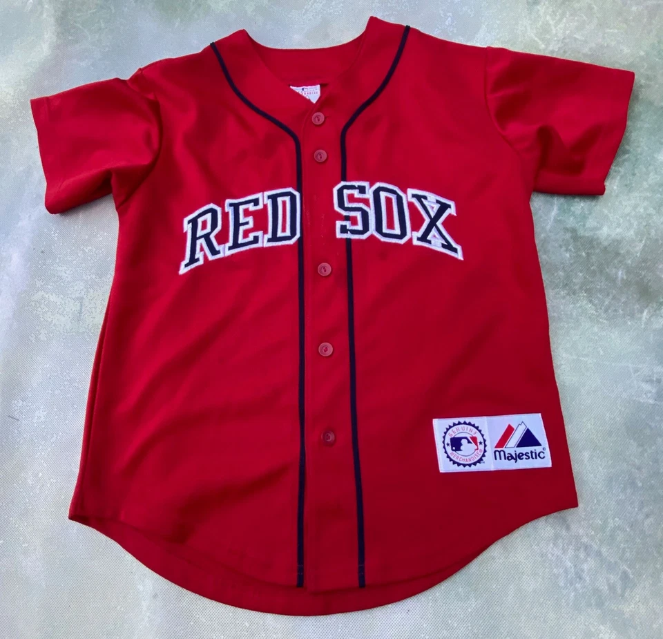 Camiseta de Colección Majestic MLB Boston Red Sox Curt Schilling #38 Talla Juvenil M. Foto 1 de 4