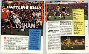 Billy Bremner - Superstars - Orbis Football Collection 1990-91 Page - Picture 1 of 1