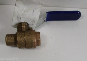 Válvula de bola de bronce Nibco T58570 1/4" FNPT 150 WSP, 600 CWP - Imagen 1 de 1