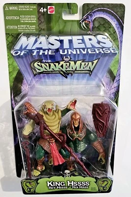 200x MASTERS OF THE UNIVERSE vs THE SNAKEMEN KING HSSSS FIGURE FAST SHIPPING  - Image 1 of 4