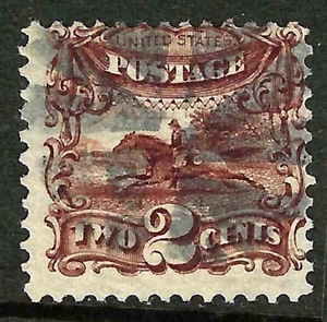 SC #113 Grill CIRCLE OF V's Fancy Cancel 2 Cent 1869 Bild US 85E55 - Bild 1 von 2