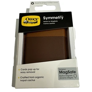 OtterBox Symmetry Series Cactus Leather Wallet with MagSafe - Rich Adobe NEW !!! - Picture 1 of 1