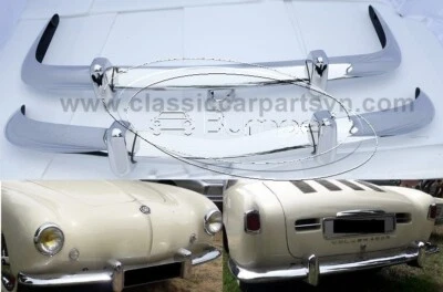 Volkswagen Karmann Ghia Euro style bumpers (1967 - 1969) New - Image 1 of 4