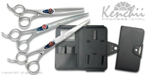 Kenchii Grooming - Five Star Offset Lefty Shear / Scissor Sets - Choose Size 7-9 - Picture 1 of 3