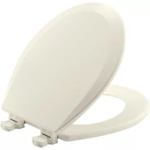 BEMIS 500EC 346 Round Enameled Wood Closed Front Toilet Seat Biscuit OPEN BOX - Picture 1 of 1