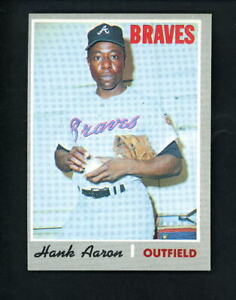 1970 Topps # 500 Hank Aaron EX/MT+ condition o/c Atlanta Braves