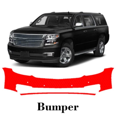 Película de protección de pintura PPF precortada para parachoques delantero para Chevrolet Suburban 2015-2020 Foto 1 de 4