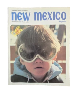 Vintage NEW MEXICO Magazine, Skiing Kid Cover, November 1975 - Bild 1 von 5