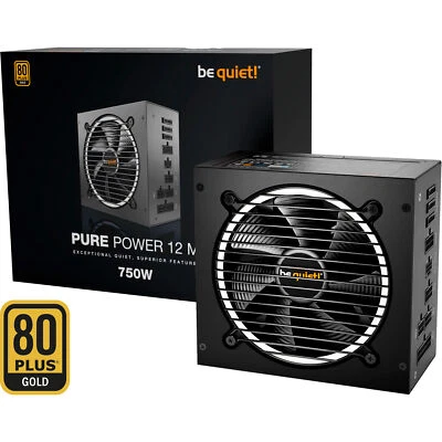be quiet! Pure Power 12M 750W, PC-Netzteil, schwarz - Bild 1 von 4