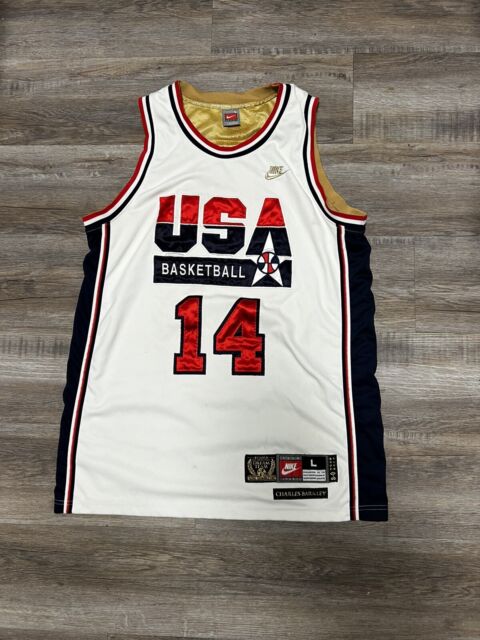 Men's Mitchell & Ness Chris Mullin White USA Basketball 1992 Dream Team  Authentic Shooting Shirt