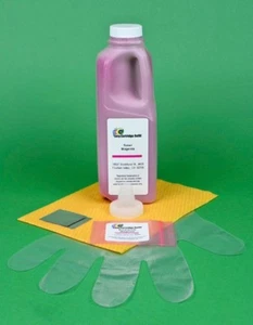 IBM InfoPrint 1854 1854dn 1854dn 39V2447 Hi-Yield Magenta Toner Refill w/Chip - Picture 1 of 1