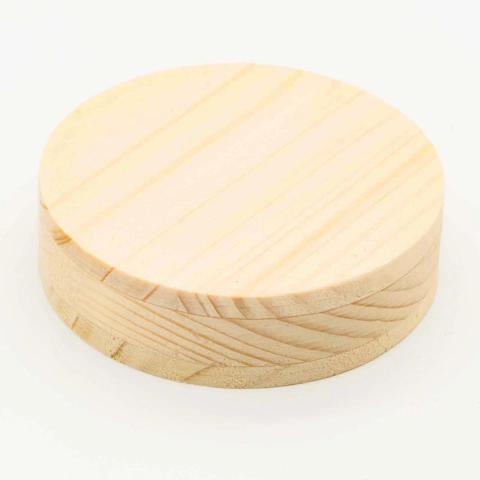 Rund Holzscheibe Fichte Dreischichtplatte 3 Schicht Platte Tischplatte Scheiben - Bild 1 von 4