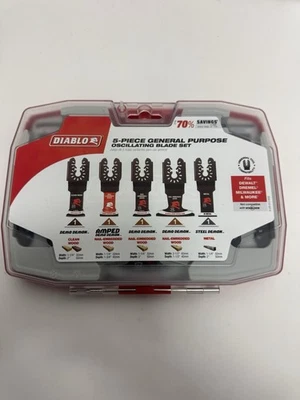 Diablo DOU5S Juego de Cuchillas Oscilantes de Uso General Ajuste Universal 5 piezas (5 Piezas) Foto 1 de 2