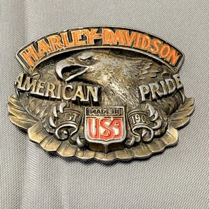 1991 Harley-Davidson Belt Buckle - Baron USA Eagle, American Pride, Vintage - Bild 1 von 6