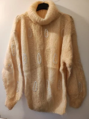 Damenpullover mit Kragen (selbst gestrickt)  - Bild 1 von 2