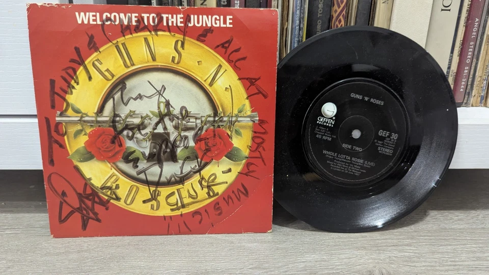 Guns N Roses Welcome To The Jungle Pic Disc Rare  12" Vinyl  Foto 1 de 1