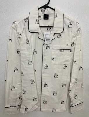 Camisa HUF Remio Perro Franela Manga Larga Mediana Foto 1 de 4