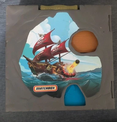 2006 Matchbox Pop-Up Pirate Island Ship Adventure Playset Carry Case Hot Wheels - Image 1 of 4