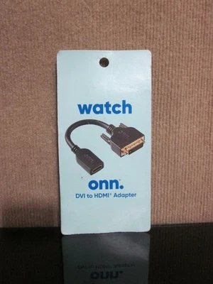Watch Onn. DVI to HDMI Adapter 100008764 - Image 1 of 4