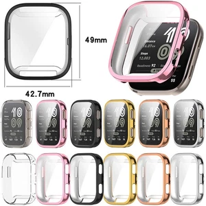 For Amazfit Bip6 TPU Full Coverage Tempered Glass Case Screen Protector Cover - Picture 1 of 20