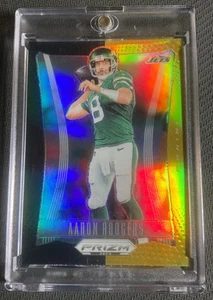 2024 Panini Prizm Deca Aaron Rodgers Ultra Rare True BLACK AND GOLD 3/5 #236 - Picture 1 of 9