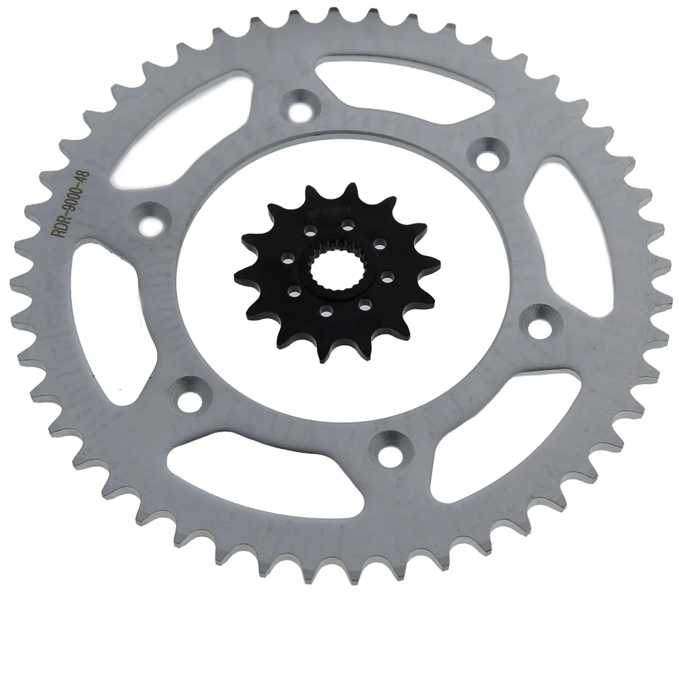 2004-2013 Honda CRF250X 250 X 14 Tooth Front And 48 Tooth Rear Sprocket - Image 1 of 1