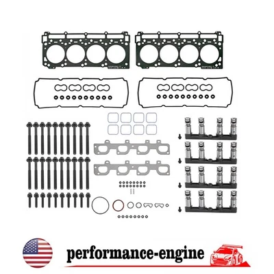 FOR Dodge Charger Jeep Chrysler 6.4L HEMI MDS Lifters KIT Head Gasket Bolts KIT - Изображение 1 из 4