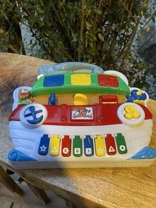 Navy star pop-up apprendimento arca illuminazione musica pianoforte giocattolo per bambini, batteria usata - Foto 1 di 7