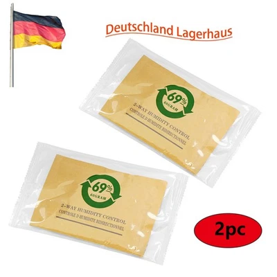 2*Humidipak 69% 2-way Regulierung der Luftfeuchtigkeit versch Größen Humidor 60g - Bild 1 von 4