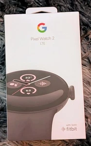 New - Google - Pixel Watch 2 - Black Smartwatch w/ Obsidian Band Wi-Fi Fitbit - Photo 1 sur 3