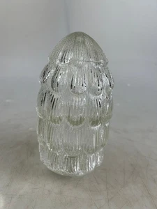 Lampenschirm Glas Ersatzglas Eisglas 70er Jahre - Picture 1 of 6