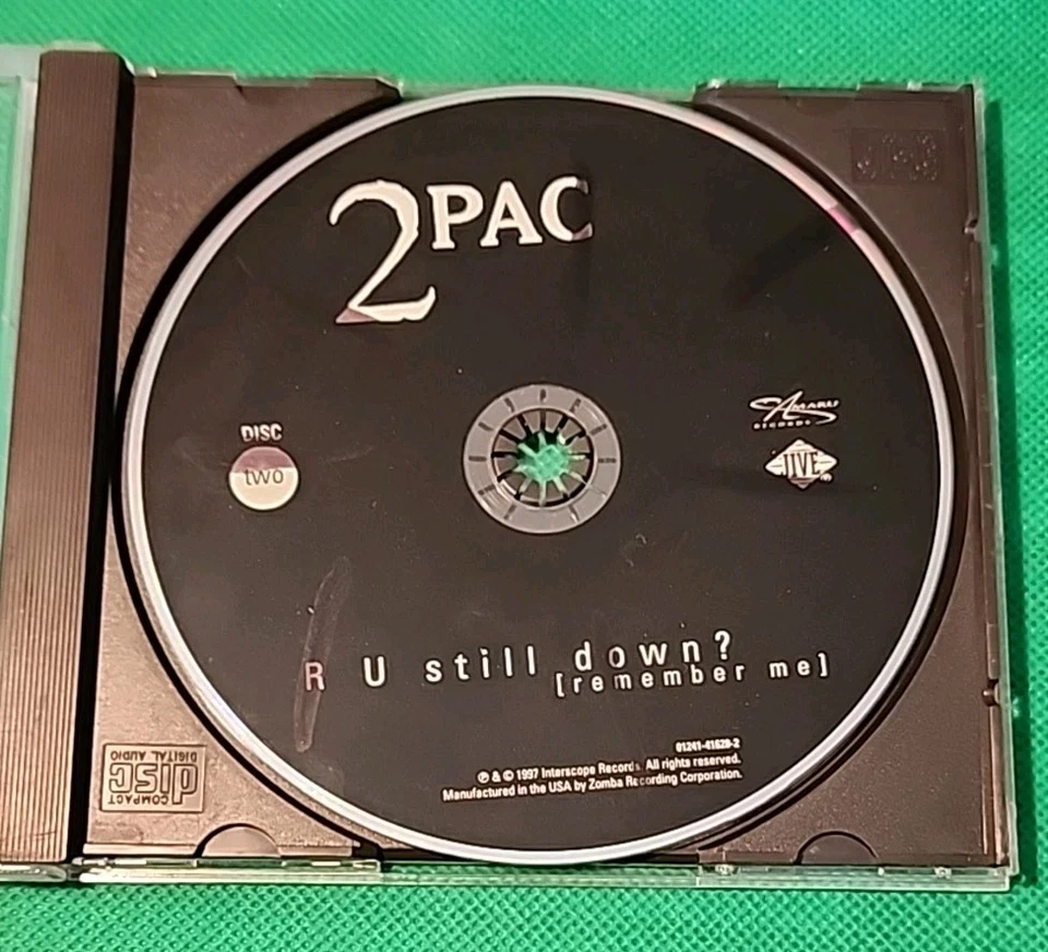 2 Pac R U Still Down Remember Me [DISC 2 ONLY] CD 1997 Jive Records - Image 1 of 1