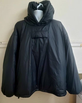 Yeezy GAP Mens Pullover Jacket  Large Black Hoodie Anorak Puffer Jacket Coat YZY - Image 1 of 4
