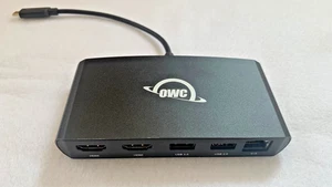 Mini stacja dokująca OWC Thunderbolt, 5-portowy multiadapter zasilany magistralą, lekko używany - Zdjęcie 1 z 4