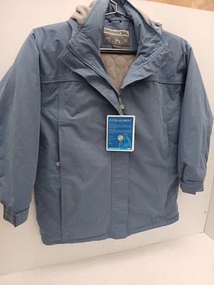 Trespass Coldheat Waterproof Jacket XXL Fleece Lined and Removable Hood P2P 26". - Image 1 of 4