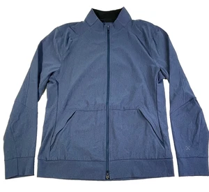 Chaqueta Lululemon Para Hombre Pequeña Azul Aireación Fácil Bombardero Cremallera Completa Rendimiento - Imagen 1 de 4