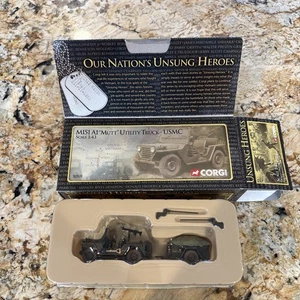 Corgi Unsung Heroes M151 A1 Mutt Recoilless Rifle Truck New in Box, 1:43 Scale - Picture 1 of 6