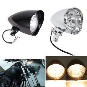 Headlight Headlamp Assembly Replacement Fits for Harley Bobber Chopper Custom - Picture 1 of 11