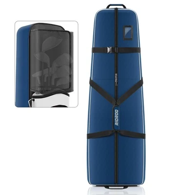 Bolsas de viagem de golfe para companhias aéreas com rodas, capa Oxford 900D de face macia, almofada... - Imagem 1 de 4