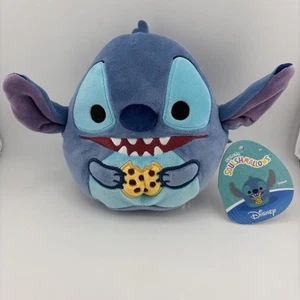 Squishmallow Jazwares Plush Disney 8" Stitch with Cookie 2025 NWT New - Picture 1 of 7