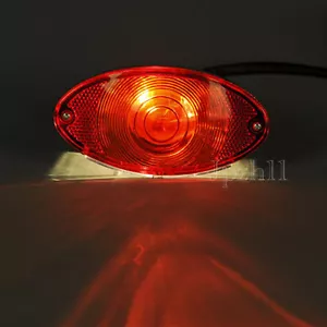 Universal 5W/21W Bulb Motorcycle Quad ATV Running Brake License Plate Tail Light - Bild 1 von 9