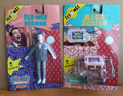 Vintage Pee Wee's Playhouse Pee Wee Herman & Magic Screen Matchbox - Image 1 of 4
