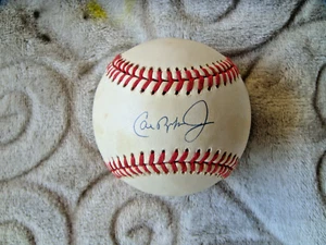 Cal Ripken Jr signed baseball official OAL Bobby Brown ball autograph PSA DNA - Picture 1 of 2