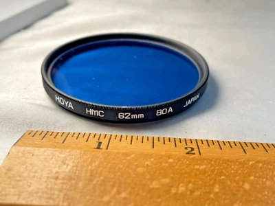 HOYA 80A Camera Filter | HMC 62 mm Made in Japan | Blue - Image 1 of 3