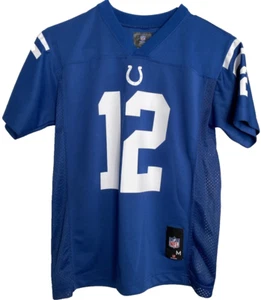 Camiseta de fútbol americano NFL Indianapolis Colts suerte #12 juvenil talla M 10/12 azul blanco - Imagen 1 de 12