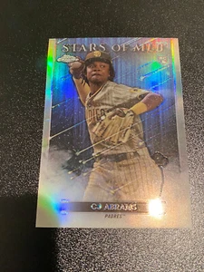 2022 Topps Update CJ ABRAMS RC Stars of MLB Chrome Card #SMLBC-89 - Picture 1 of 2