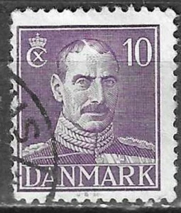 Dänemark 1942 Mi-269A König Christian X Briefmarke Marke Marken (XD5669) - Picture 1 of 2
