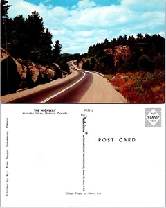 The Highway, Muskoka Lakes, Ontario, Canada Vintage PC  - Picture 1 of 1