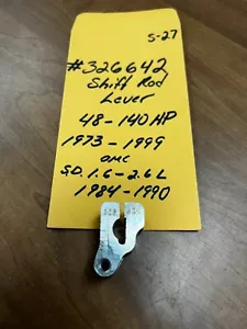 NOS OEM OMC Evinrude Johnson Shift Rod Lever 326642 48-140HP 1973-1999 - Picture 1 of 5