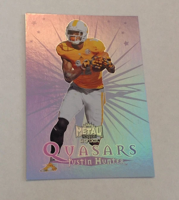 2013 Fleer Retro Quasars JUSTIN HUNTER Tennessee #Q-12 Rookie Insert 1:54 Packs - Image 1 of 1